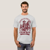 T-shirt Balade dans l'Open Range – Cowboy Occidental Vinta (Devant entier)