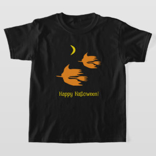 T-shirt Balade en balai nocturne - Joyeux Halloween !