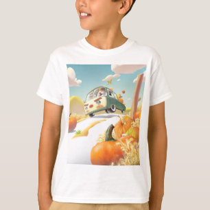 T-shirt Balade en Citrouille lunaire