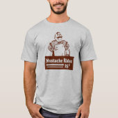 T-shirt Balade en moustache (Devant)