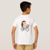 T-shirt Balade heureuse du hérisson (Dos entier)
