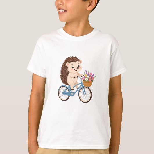 T-shirt Balade heureuse du hérisson (Devant)
