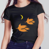 T-shirt Balade nocturne - Halloween Witch Image.
