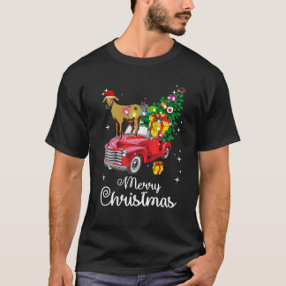 T-shirt Balades de chèvre Camion rouge Pajama de Noël