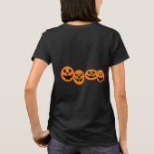T-shirt Balades en salle libre Halloween Chats sorciers Ci (Dos)