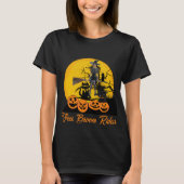 T-shirt Balades en salle libre Halloween Chats sorciers Ci (Devant)