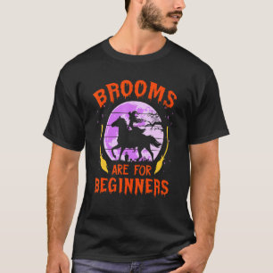 T-shirt Balais sont pour les chevaux sorcière Halloween dé