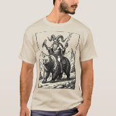 T-shirt Balan, Faucon et Ours (Devant)
