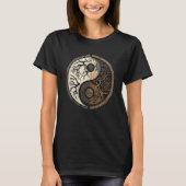 T-shirt Balance and Harmony Yin Yang Symbol Nature Forest (Devant)