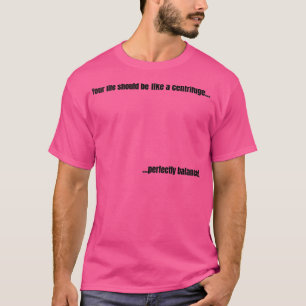 T-shirt Balance des sciences de la vie