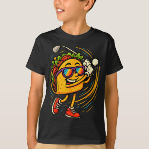 T-shirt Balancement de golf Taco humour de nourriture mexi