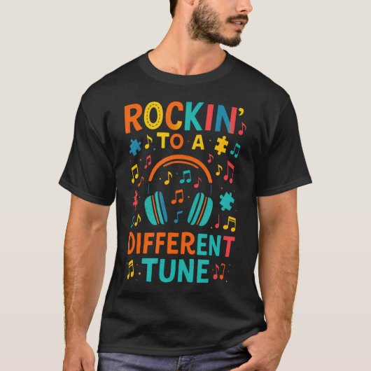 T-shirt Balancer Sur Un Air Différent - Sensibilisation à (Devant)