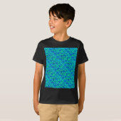 T-shirt Balances bleues Aqua (Devant entier)