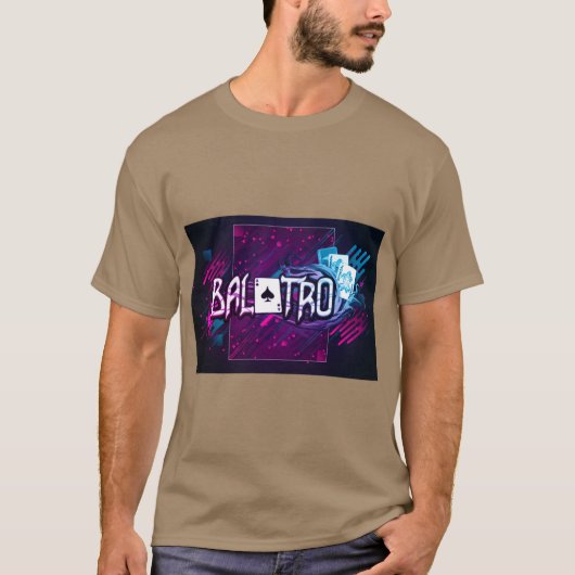 T-shirt Balatro Design Moderne rétro (Devant)