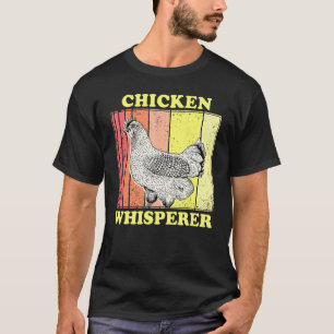 T-shirt Balayage de poulet Retro Vintage Funny Farming Chi