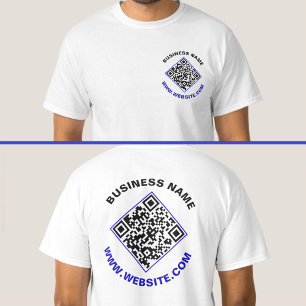 T-shirt Balayage promotionnel moi. Code QR personnalisé ho