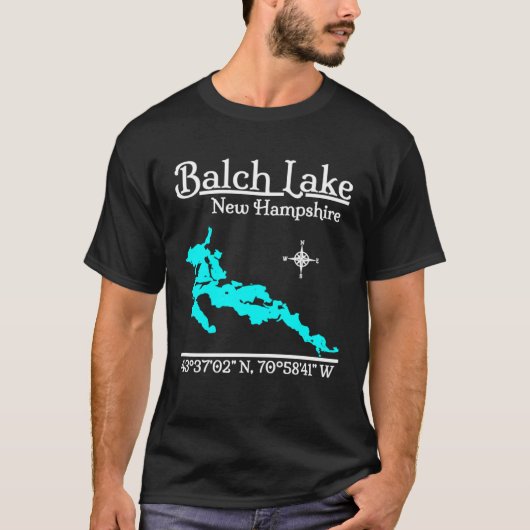 T-shirt Balch Lake New Hampshire 3 (Devant)