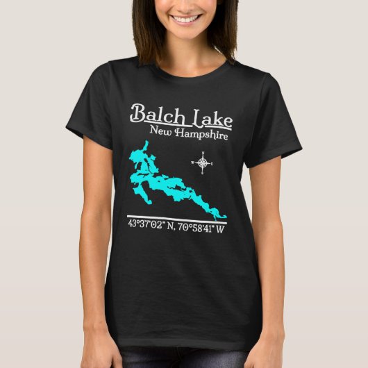 T-shirt Balch Lake New Hampshire  3 (Devant)
