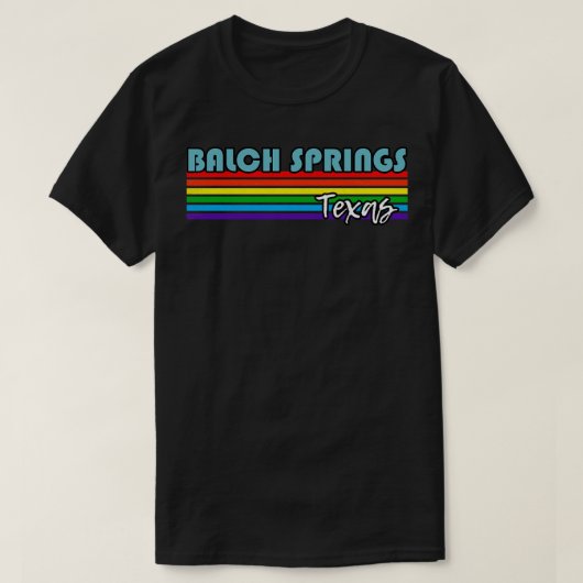 T-shirt Balch Springs Texas Pride Balch Springs LGBT Cadea (Design devant)