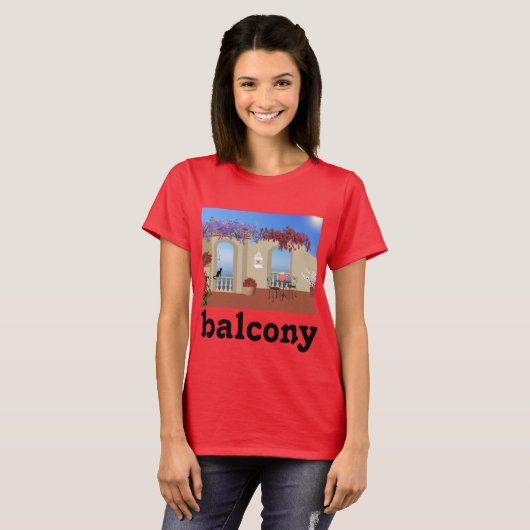 T-shirt Balcon (Devant entier)