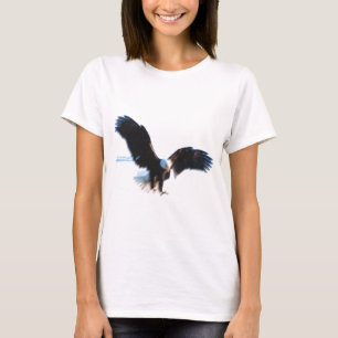 T-shirt Bald American Eagle Landing