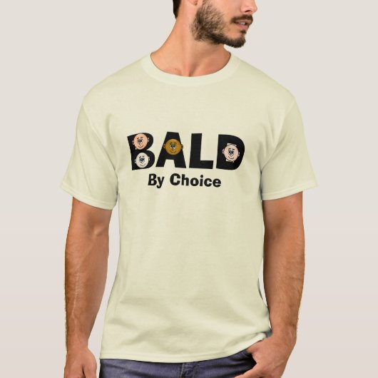 T-shirt Bald By Choice (Devant)
