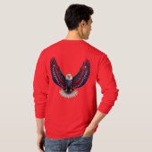 T-shirt bald eagle (Dos entier)