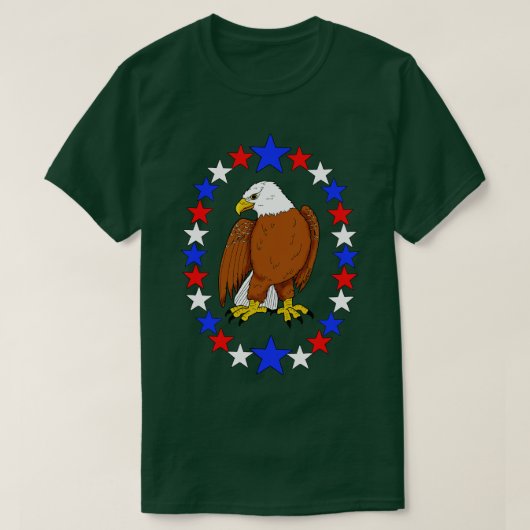 T-shirt Bald Eagle 4 juillet (Design devant)