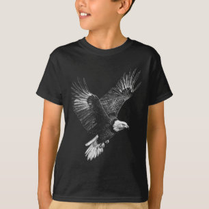 T-shirt Bald Eagle 4 juillet Hommes Femmes Enfants Patriot