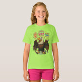 T-shirt Bald Eagle avec Fireworks - USA 250 ans 1776-2026 (Devant entier)