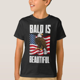 T-shirt Bald Eagle Bald Est Belle 4 juillet Indépendant