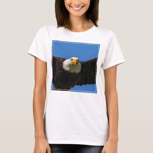 T-shirt Bald Eagle Flyby Up Close (Devant)
