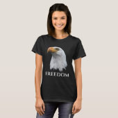 T-shirt Bald Eagle Freedom personnalisable (Devant entier)