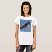 T-shirt Bald eagle in flight (Devant entier)