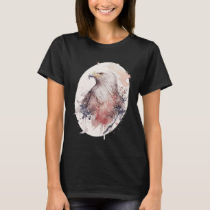 T-shirt Bald Eagle Japonais Cerise Blossom Sakura Faune