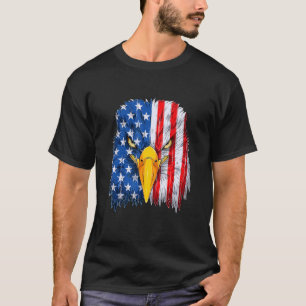 T-shirt Bald Eagle Mullet Drapeau américain 4 juillet