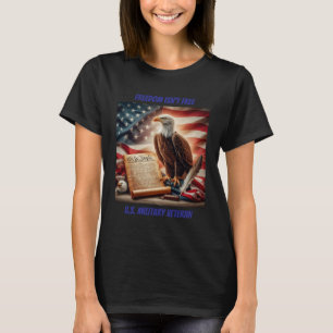 T-shirt Bald Eagle, United States Flag et Constitution