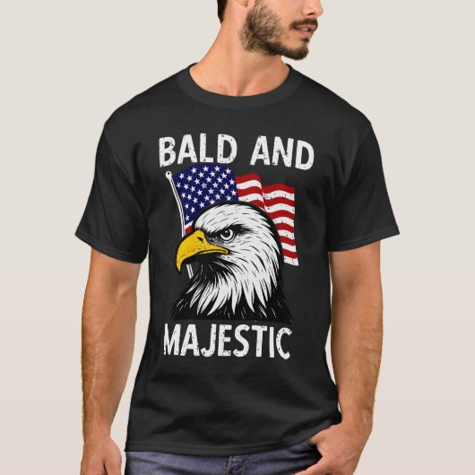 T-shirt Bald et Majestic (Devant)