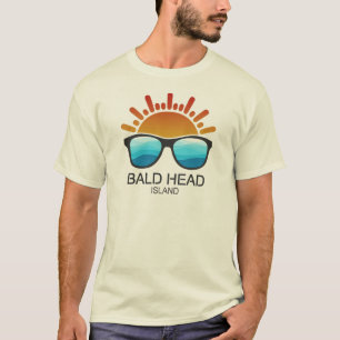 T-shirt Bald Head Island North Carolina Lunettes de soleil