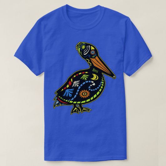 T-shirt Bald Head Island Pélican (Design devant)