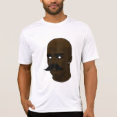 T-shirt Bald Mustache (Devant)