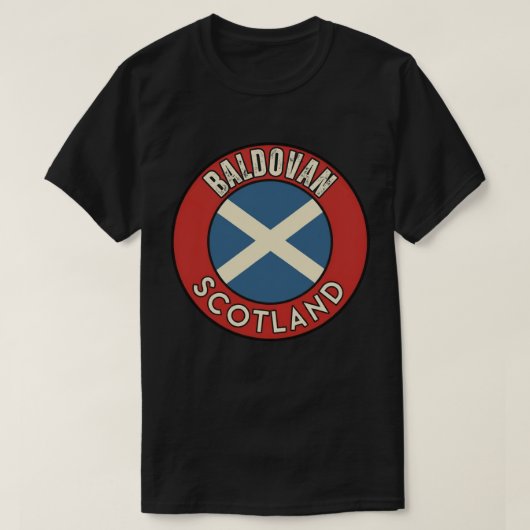T-shirt Baldovan, Écosse (Design devant)