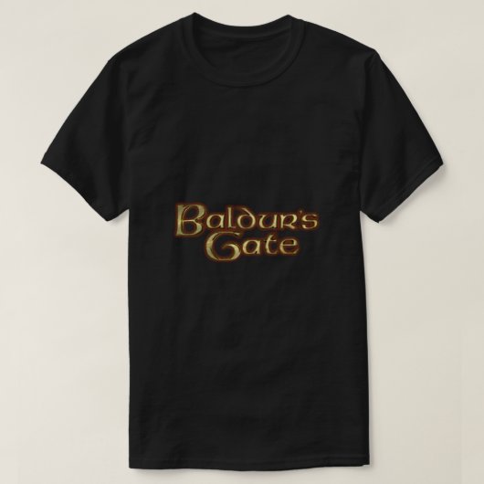 T-shirt baldur's gate game of the Century Classic (Design devant)