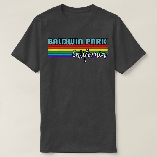 T-shirt Baldwin Park California Pride Baldwin Park LGBT G (Design devant)