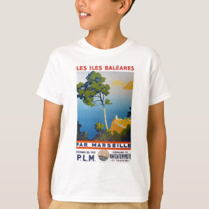 T-shirt Baléares Vintage Voyage en France