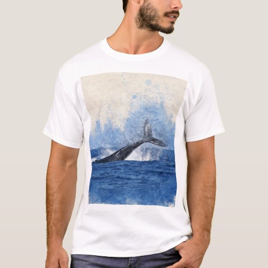 T-shirt baleine (Devant)