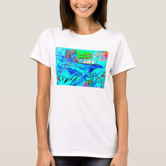 t-shirt baleine à bosse (Devant)