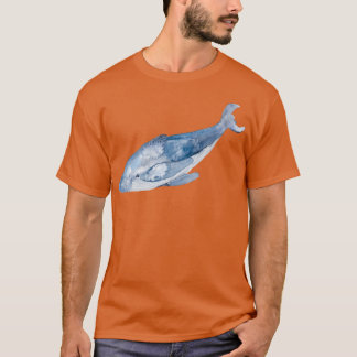 T-shirt Baleine à bosse d'aquarelle 2