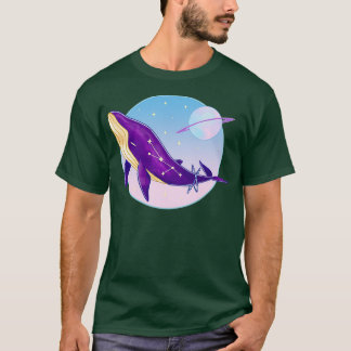 T-shirt Baleine à bosse galactique