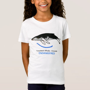 T-Shirt Baleine à bosse -Graphique animal menacé -